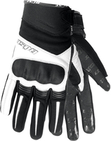 Büse Open Road Evo,  gloves unisex,  color: White/Black,  size: 6