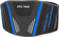 Büse Rider,  kidney belt,  color: Black/Blue,  size: 4XL