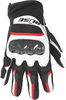 Büse Safe Ride,  gloves women,  color: Black/White/Red,  size: 5