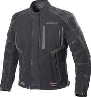 Büse Salamanca,  textile jacket waterproof,  color: Black/Dark Grey,  size: 54