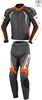Büse Silverstone Pro,  leather suit 2pcs.,  color: Black/Orange/White,  size: 50