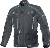 Büse Torino II,  textile jacket waterproof,  color: Black/Neon-Yellow,  size: 12XL