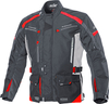 Büse Torino II,  textile jacket waterproof,  color: Black/Red,  size: S