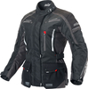 Büse Torino II,  textile jacket waterproof women,  color: Black/Dark Grey,  size: 52