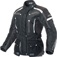 Büse Torino II,  textile jacket waterproof women,  color: Black/White,  size: 42
