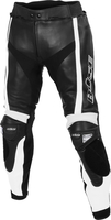 Büse Track,  leather pants women,  color: Black/White,  size: 44
