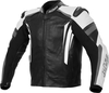 Büse Track,  Lederjacke,  color: Black/White,  size: 50