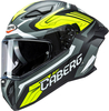 Caberg Drift Evo II Jarama,  full face helmet,  color: Matt Black/Grey/Neon-Yellow,  size: L