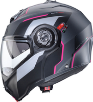 Caberg Duke Evo Move,  flip up helmet,  color: Matt Grey/Black/Pink,  size: S