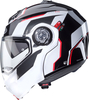 Caberg Duke Evo Move,  flip up helmet,  color: White/Black/Red,  size: XS