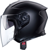 Caberg Helm Flyon II,  open face helmet,  color: Matt-Black,  size: XS