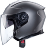 Caberg Helm Flyon II,  open face helmet,  color: Matt-Grey,  size: S