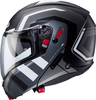 Caberg Horus X Road,  flip up helmet,  color: Matt Black/Grey/White,  size: S