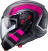 Caberg Horus X Road,  flip up helmet,  color: Matt Grey/Black/Pink,  size: S