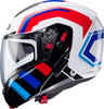 Caberg Horus X Road,  flip up helmet,  color: White/Black/Blue/Red,  size: XS