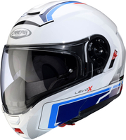Caberg Levo X Elite,  flip up helmet,  color: White/Blue/Red,  size: L