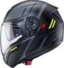 Caberg Levo X Manta,  flip-up helmet,  color: Matt Black/Grey/Neon-Yellow,  size: XXL