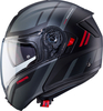 Caberg Levo X Manta,  flip up helmet,  color: Matt Black/Grey/Red,  size: L