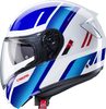 Caberg Levo X Manta,  flip up helmet,  color: White/Blue/Red,  size: XXL