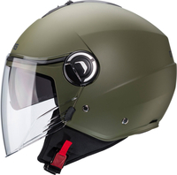 Caberg Riviera V4 X,  open face helmet,  color: Matt-Dark Green,  size: M