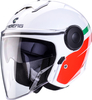 Caberg Soho Zephir,  open face helmet,  color: White/Green/Red,  size: XL