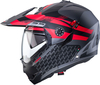 Caberg Tourmax X Sarabe,  flip up helmet,  color: Matt Grey/Black/Red,  size: M