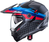 Caberg Tourmax X Sarabe,  flip up helmet,  color: Matt Grey/Red/Blue,  size: M