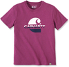 Carhartt C Graphic,  t-shirt women,  color: Pink/White/Dark Blue,  size: XS