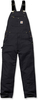 Carhartt Bib,  dungarees,  color: Black,  size: W30/L32