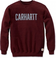 Carhartt Block Logo Crewneck,  pullover