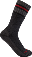 Carhartt Boot,  socks 2-pack,  color: Black,  size: XL