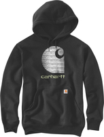 Carhartt C-Logo,  hoodie,  color: Black (Blk),  size: M