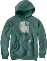 Carhartt C-Logo,  hoodie,  color: Dark Green (L05),  size: M