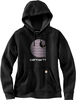 Carhartt C-Logo,  hoodie women,  color: Black (Blk),  size: M