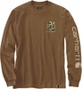 Carhartt Camo-Logo,  t-shirt long sleeve