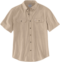 Carhartt Chambray,  shirt shortsleeve,  color: Beige,  size: L