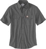 Carhartt Chambray,  shirt shortsleeve,  color: Dark Grey,  size: XXL