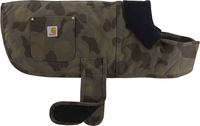 Carhartt Chore Duck Camo,  dog coat,  color: Dark Grey/Brown,  size: L