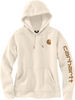 Carhartt Clarksburg Logo,  hoody women,  color: Beige/Brown (W24),  size: L