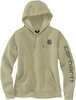 Carhartt Clarksburg Logo,  hoody women,  color: Light Green/Dark Green,  size: S
