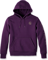 Carhartt Clarksburg Logo,  hoody women,  color: Light Purple/Dark Purple,  size: M