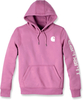 Carhartt Clarksburg Logo,  hoody women,  color: Pink/White,  size: L