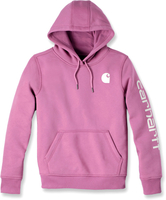 Carhartt Clarksburg Logo,  hoody women,  color: Pink/White,  size: XL