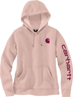 Carhartt Clarksburg Logo,  hoody women,  color: Rose,  size: M