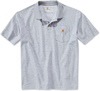 Carhartt Contractor,  polo-shirt,  color: Light Grey,  size: L