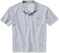 Carhartt Contractor,  polo-shirt,  color: Light Grey,  size: S