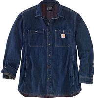Carhartt Denim-Fleece,  shirt,  color: Dark Blue (H84),  size: M