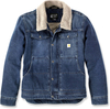 Carhartt Denim Sherpa,  jeans jacket,  color: Blue,  size: L
