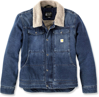Carhartt Denim Sherpa,  jeans jacket,  color: Blue,  size: S