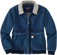 Carhartt Denim-Sherpa,  jeans jacket women,  color: Blue (H87),  size: S